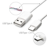 USB Type C Fast Charging Cable 6FT White