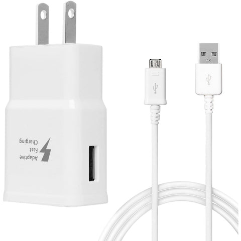 Samsung Galaxy Fast Charger Wall Kit Quick Charger Adapter with Cable