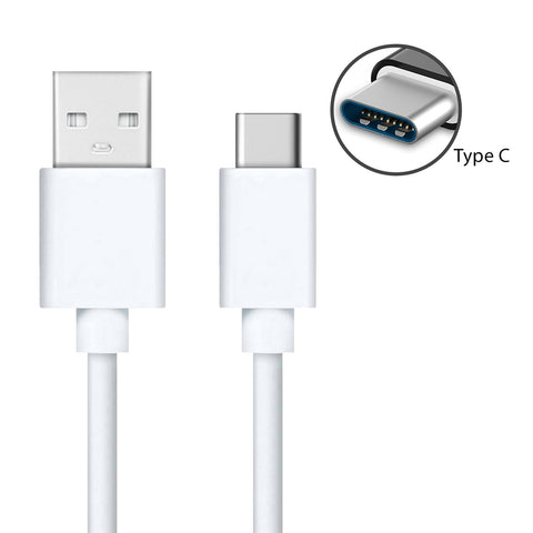 USB Type C Fast Charging Cable 6FT White