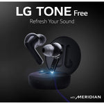 LG - TONE Free HBS-FN4 - True Wireless Earbud Headphones - Black