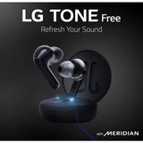 LG - TONE Free HBS-FN4 - True Wireless Earbud Headphones - Black